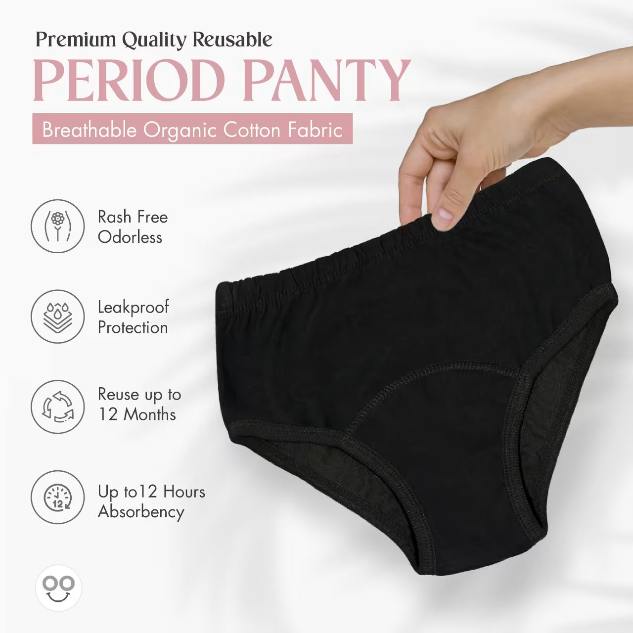 4 Layered Leak Proof Period Panty for Heavy Flow